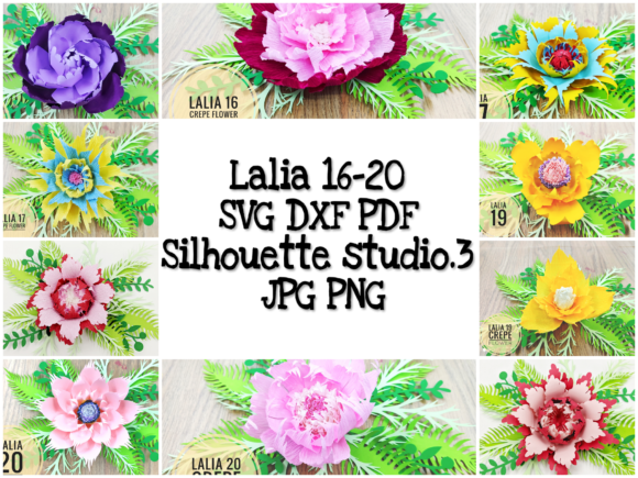 Lalia Crepe Paper Flower Bundle Set