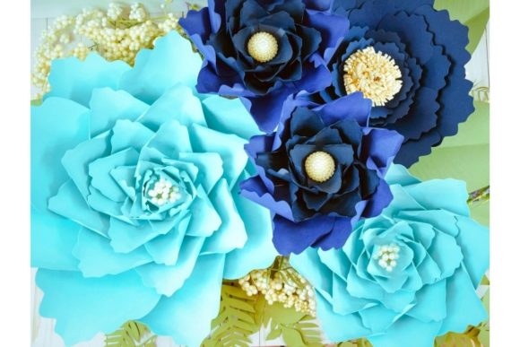 Lorelei Petals Giant Flower SVG Template