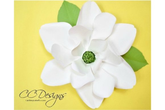 Magnolia Giant Paper Flower SVG Template