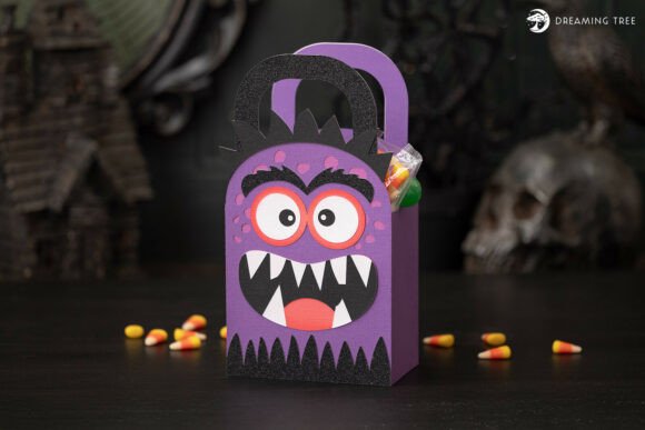 Munchie Monster Halloween Paper Craft Bag