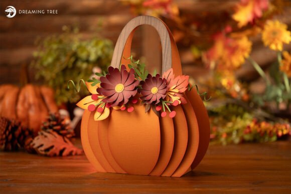 Pumpkin Charm Fall SVG Tote Craft