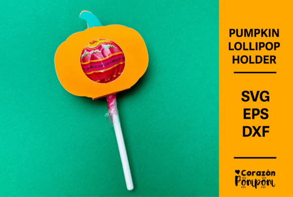 Pumpkin Fall Lollipop Holder SVG