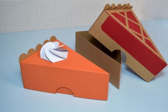 Pumpkin Pie Autumn SVG Gift Box