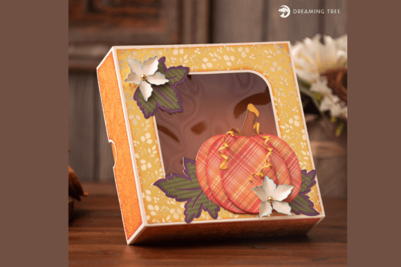 Pumpkin Pie Autumn SVG Treat Box