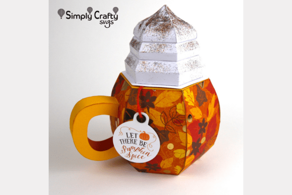 Pumpkin Mug Fall SVG Treat Holder