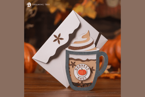 Pumpkin Spice Fall Card Shaker
