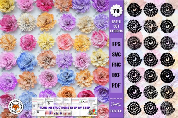 Seventy Styles In One Paper Flower Bundle