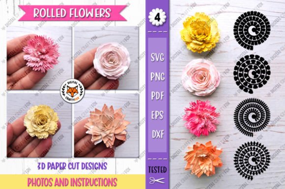 Rolled Accents Paper Flower Bundle Set