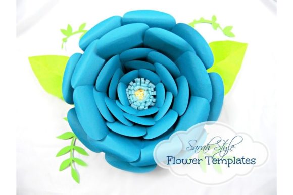Sarah Petals Giant Flower SVG Template
