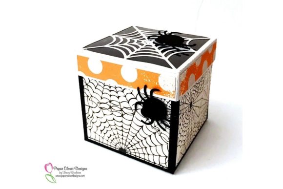 Spiderweb Halloween Svg Treat Box