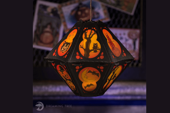 Stingy Jack's Halloween Paper Craft Lantern