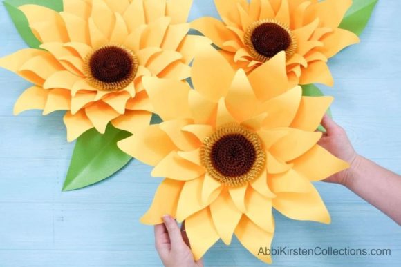 Layered Giant Paper Flower SVG Sunburst