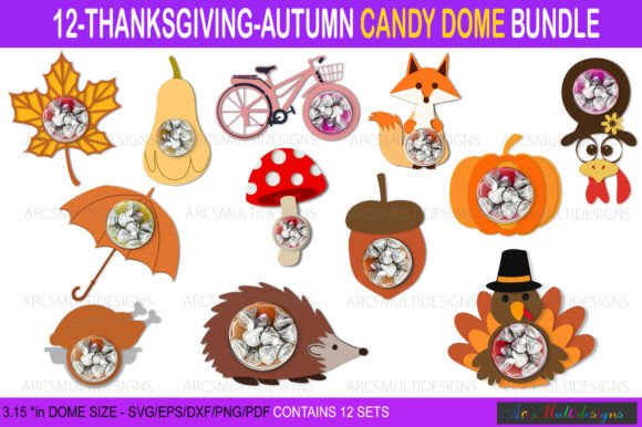 Thanksgiving Fall Candy Dome Bundle