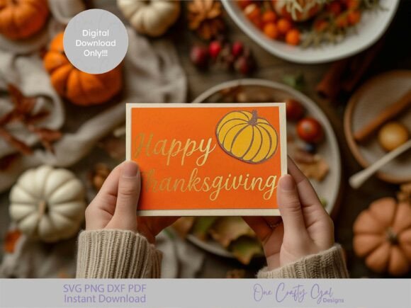 Pumpkin Thanksgiving Card Design
