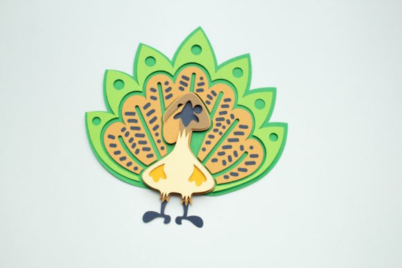 Thanksgiving Turkey SVG Layered Craft