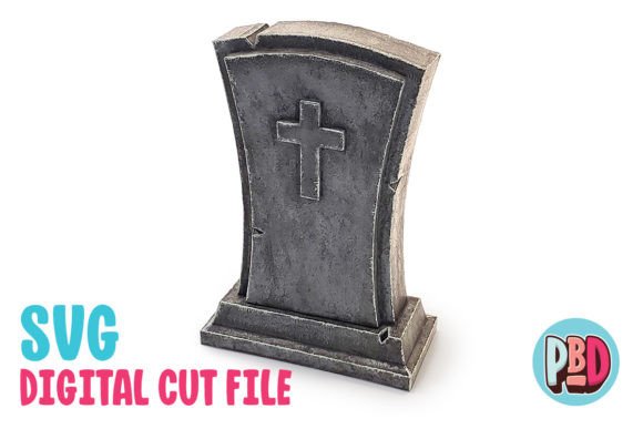 Tombstone Halloween Svg Paper Decor