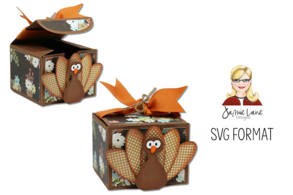 Festive Favor Turkey SVG Treat Box