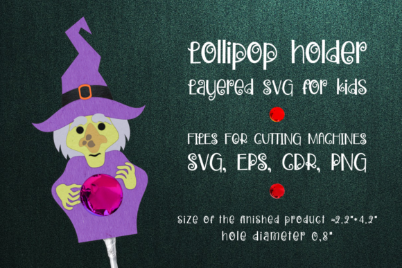 Wicked Witch Halloween Lollipop Holder Craft
