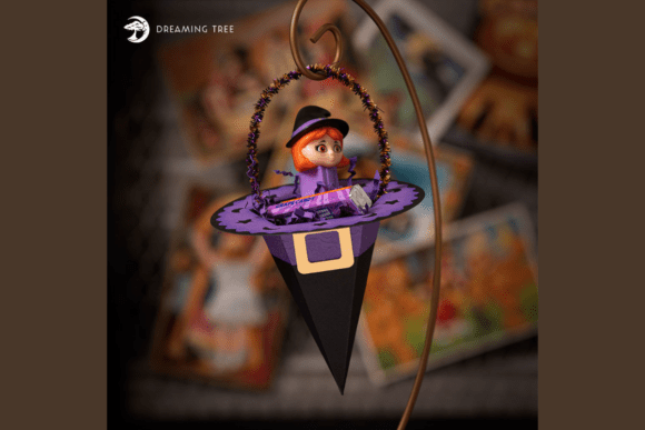 Treat Cone Witch Svg Hat Project