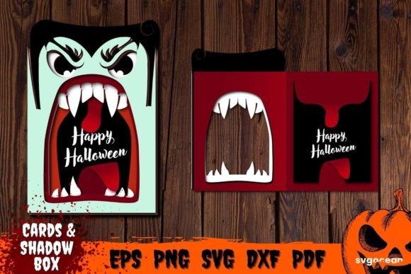 Pop Up Witch Svg Card Template
