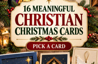 Cover for 16 Christian Christmas cards featuring faith-centered handmade paper card ideas.