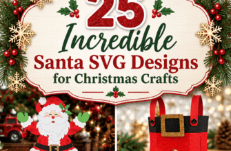 25 Incredible Santa SVG Designs for Christmas Crafts