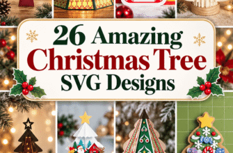 26 Amazing Christmas Tree SVG Designs