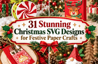 31 Stunning Christmas SVG Designs for Festive Paper Crafts
