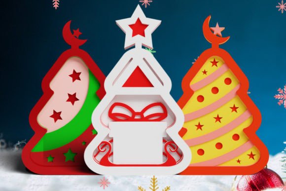 Layered Christmas Svg Tree Cut Files