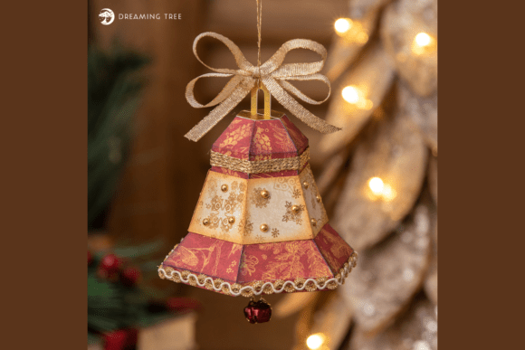 Bell Christmas Ornament SVG Keepsake