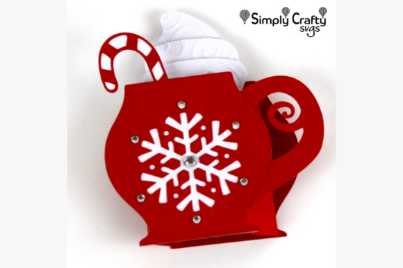 Cozy Mug Christmas Pop Up Card Svg Delight