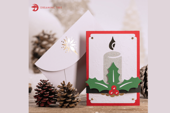 Noel Twist Christmas Pop Up Card SVG Design