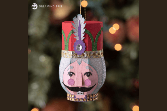 Nutcracker Christmas Ornament SVG Keepsake