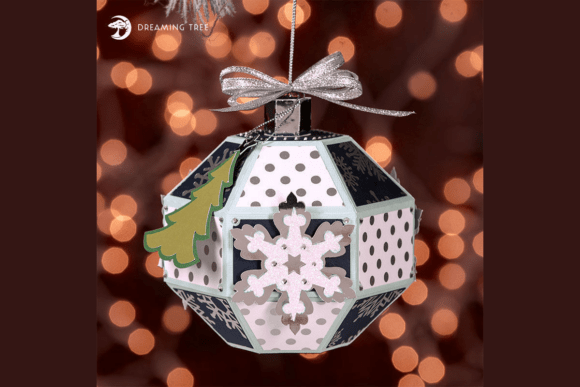 Keepsake Box Christmas Ornament SVG Holder