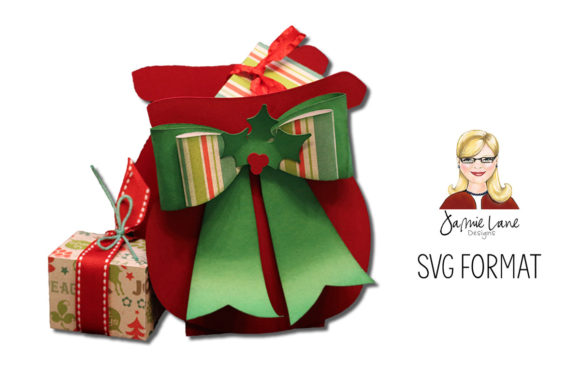 Festive Santa SVG Bag With Mini Gifts