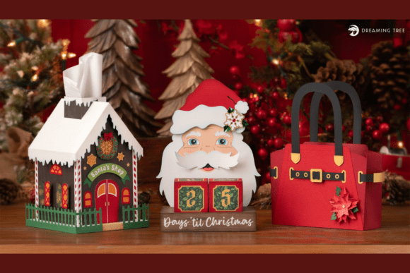 Festive Surprise Santa SVG Bundle