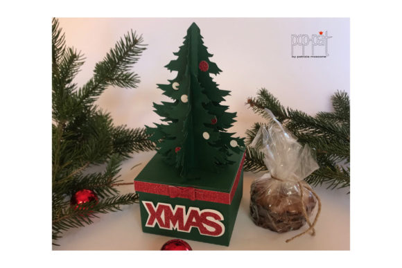 Gift Box Christmas Tree SVG Keepsake