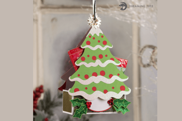 Festive Christmas Tree Svg Treat Box