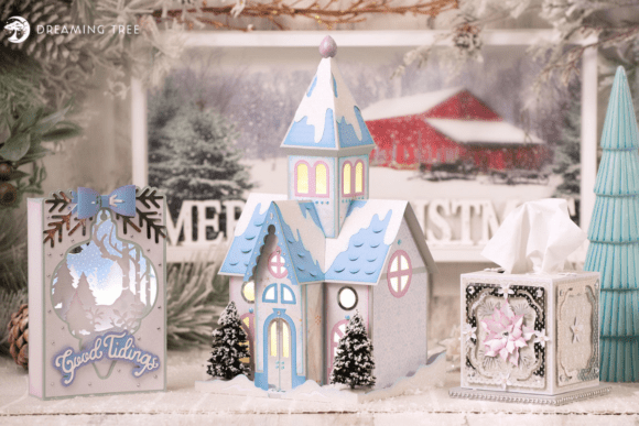 Serene White Christmas SVG Bundle Collection
